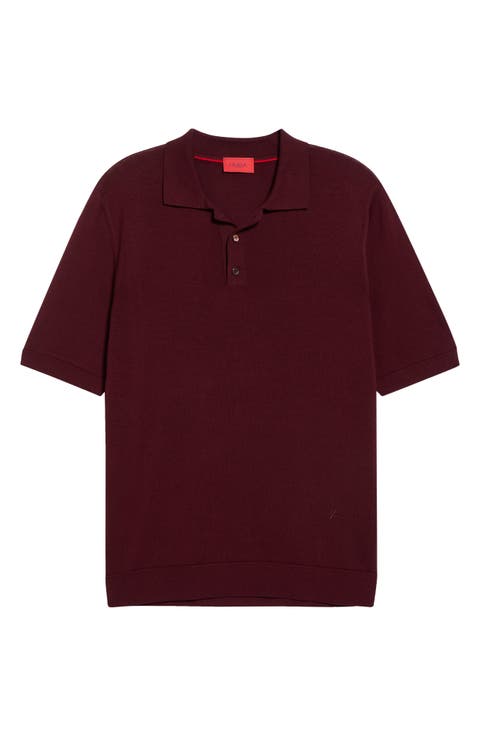 Silk Polo Sweater