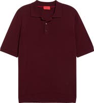 ISAIA Silk Polo Sweater