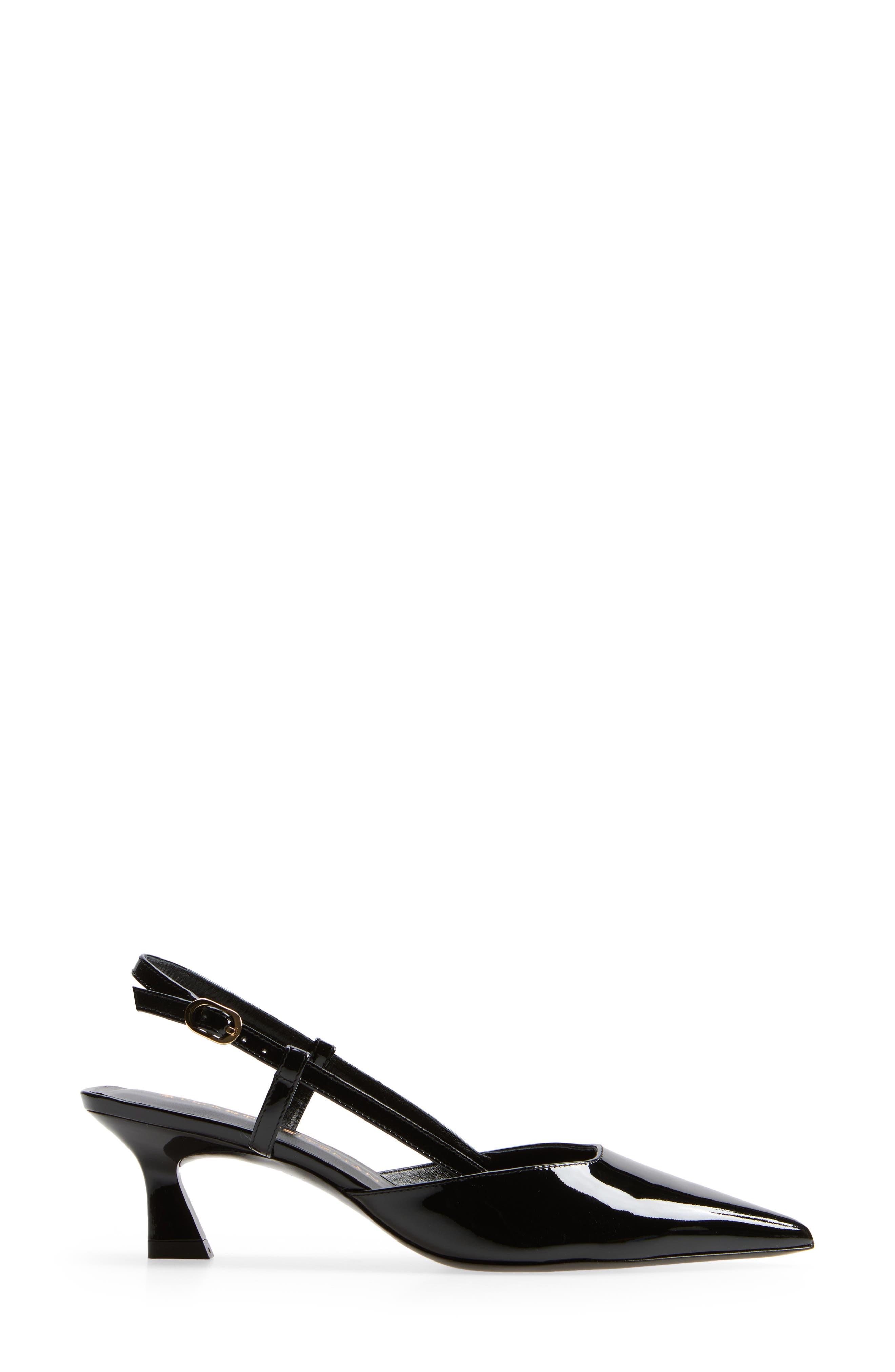 Stuart Weitzman Vinnie 50 Slingback Pump, Alternate, color, Black