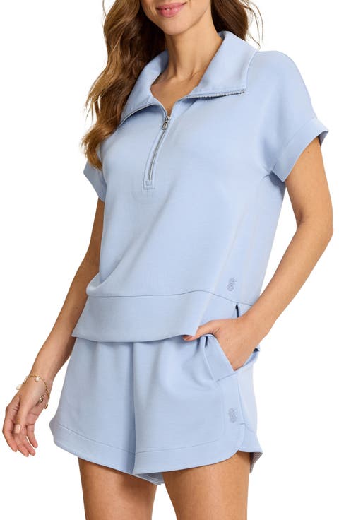 Palm Voyage Fleece Half Zip Pullover