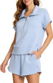 Tommy Bahama Palm Voyage Fleece Half Zip Pullover