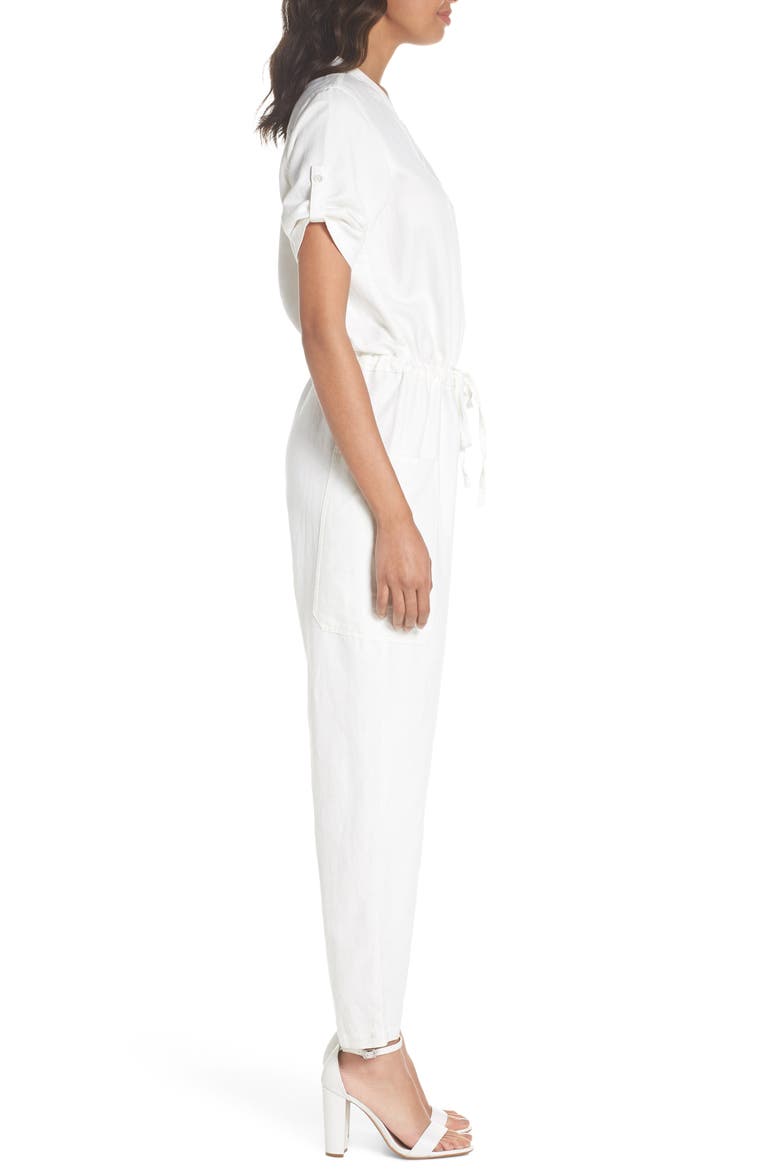 Keep It Cool Jumpsuit, Alternate, color, WHITE