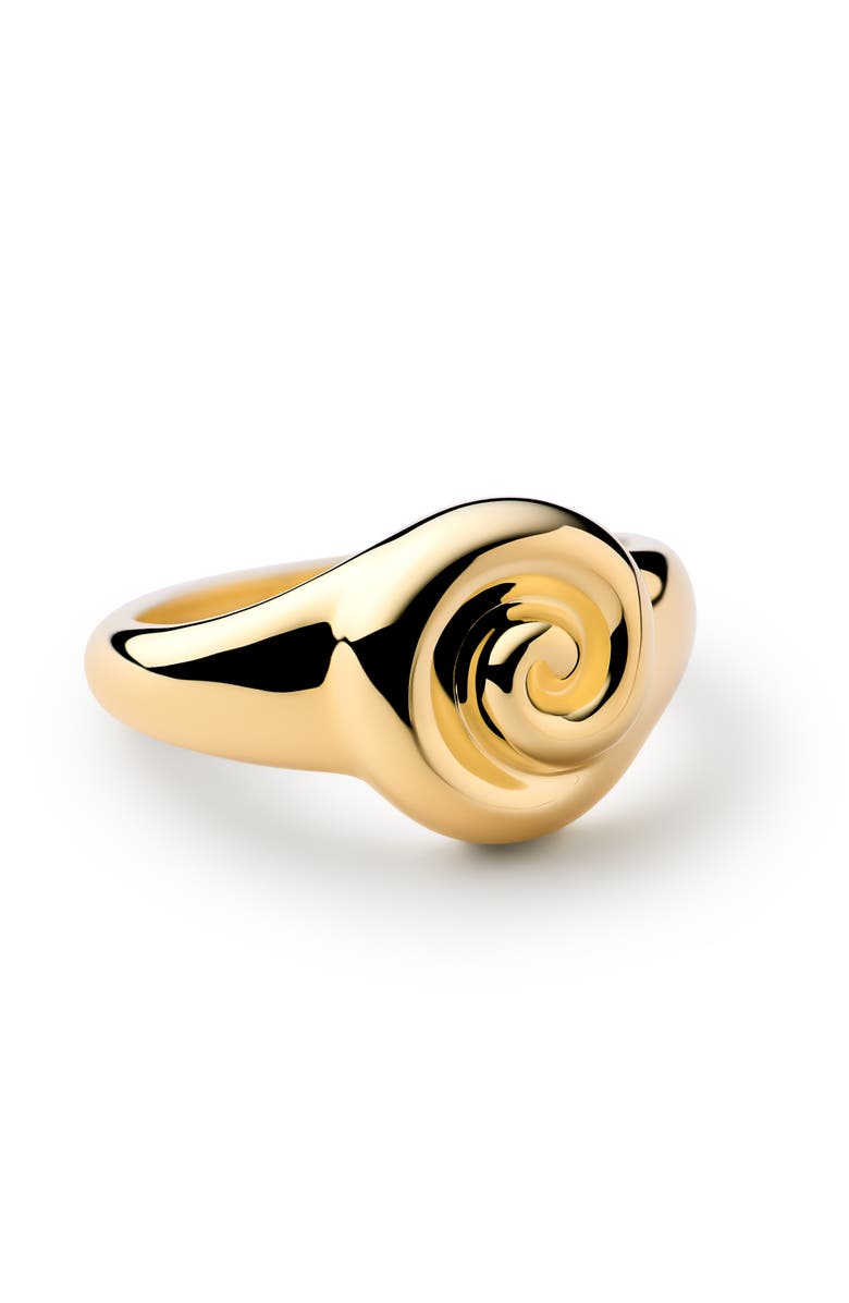 Ana Luisa Gold Signet RIng - Ariel Ring, Alternate, color, Gold
