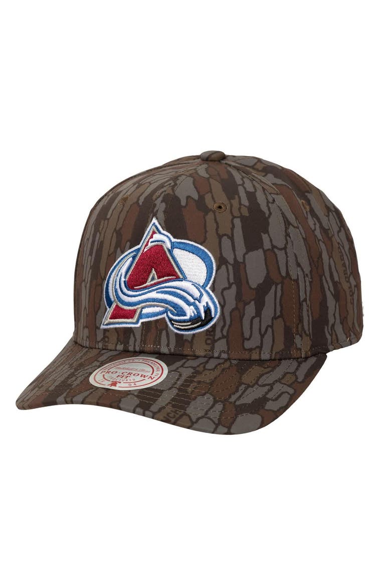 Men's Mitchell & Ness Camo Colorado Avalanche Hidden Camo Pro Crown Adjustable Hat, Main, color, Camo