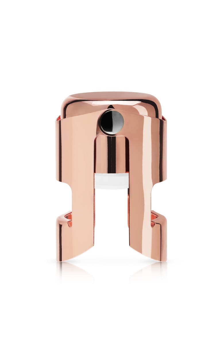 Viski Summit Champagne Stopper, Main, color, Copper