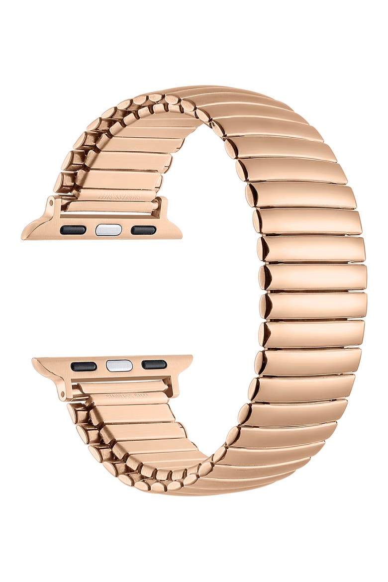 Slink 38mm Apple Watch® Stretch Watchband, Alternate, color, ROSE GOLD
