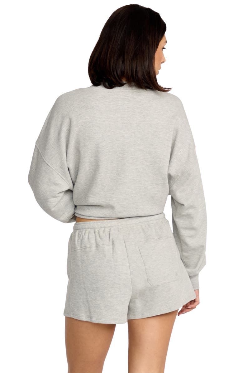 Volcom Lived in Fleece Shorts, Alternate, color, Heather Grey