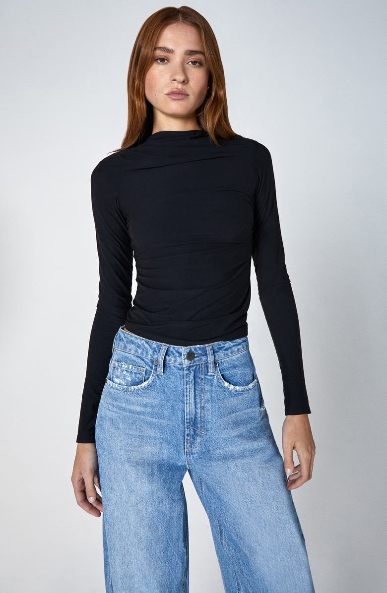 Unpublished Taylor High Waist Crop Barrel Leg Jeans, Alternate, color, Whirl