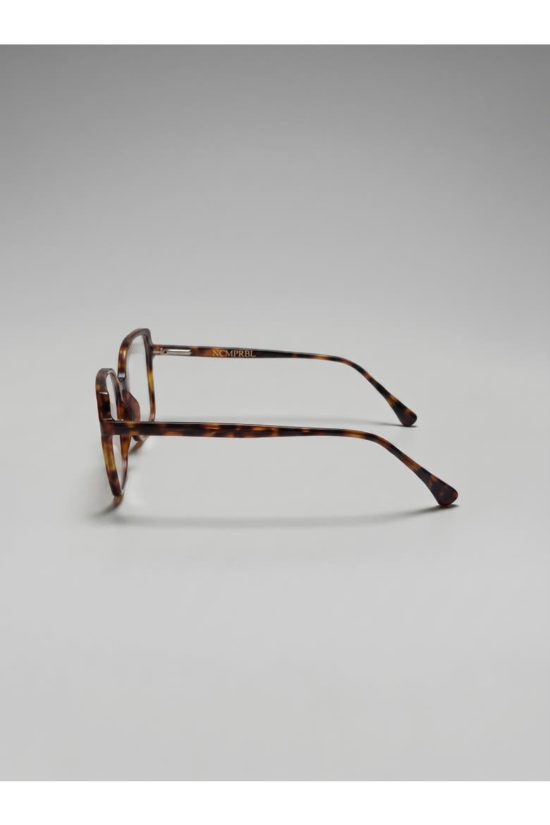 Aura 02 Poise 53MM Soft Square Eyeglasses In Tortoise, Alternate, color, Tortoise