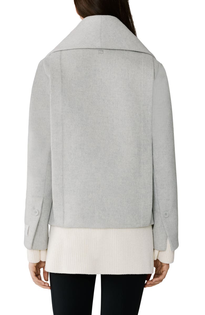 Soia & Kyo Tala Double Breasted Wool Blend Coat, Alternate, color, Stone Blue Heather