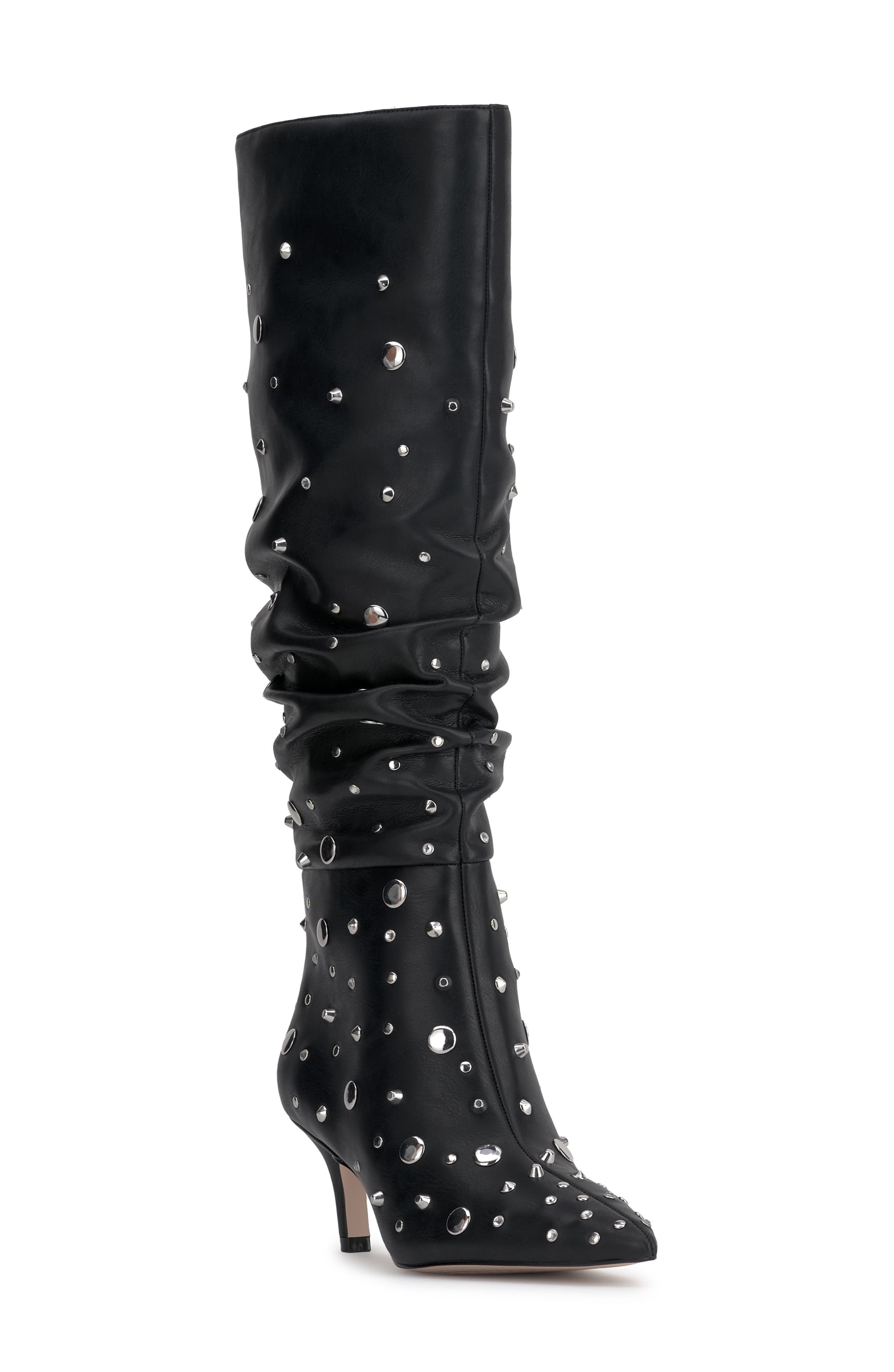 Jessica Simpson Naevy Slouch Pointed Toe Knee High Boot, Main, color, Black