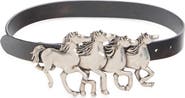 Chloé Running Horses Leather Belt