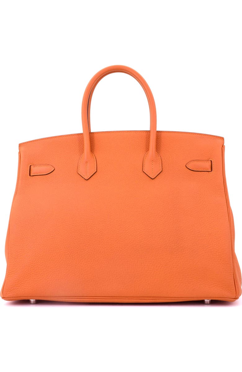Pre-Owned Hermes Birkin Handbag Orange Togo with Palladium Hardware 35, Alternate, color,
