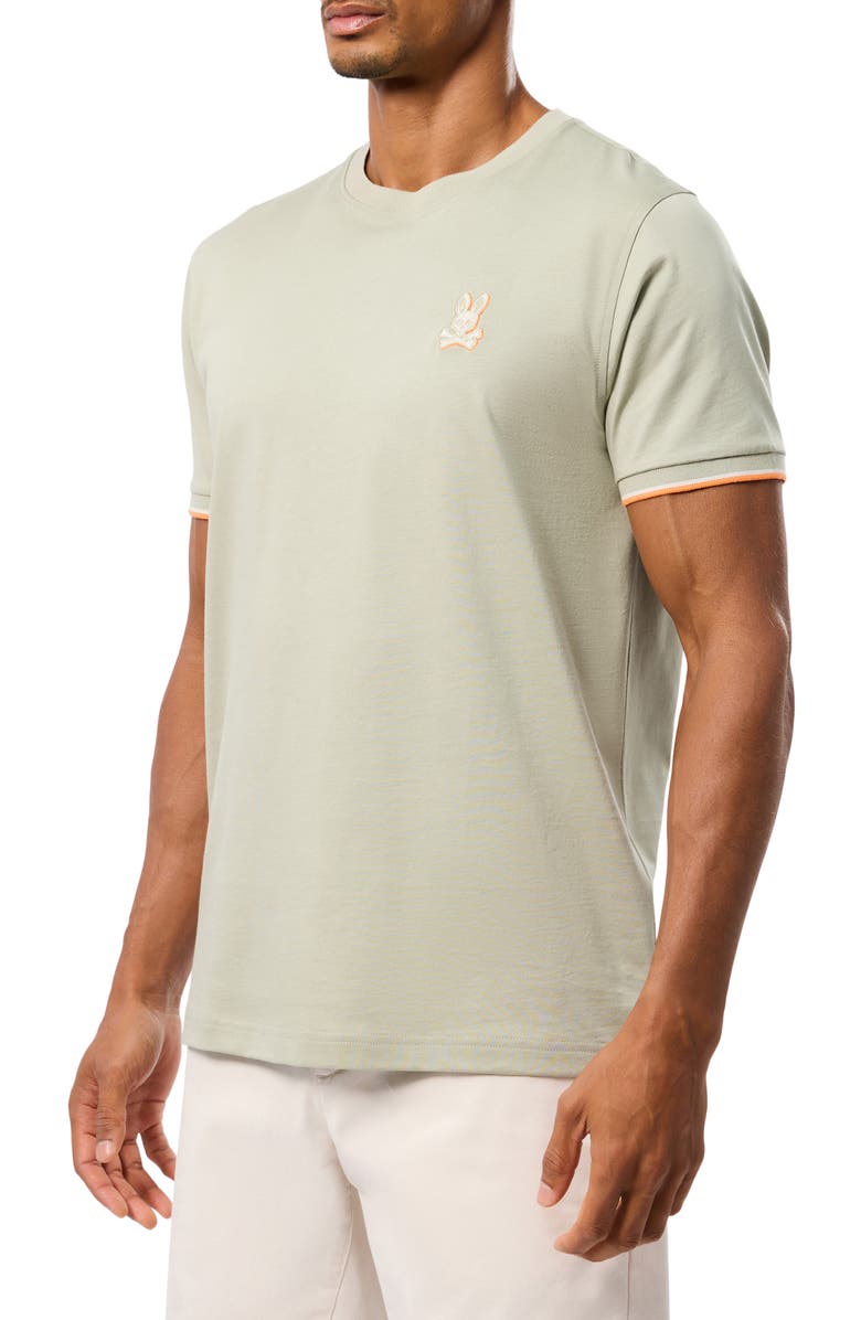 Psycho Bunny Kayden Pima Cotton T-Shirt, Alternate, color, Seagrass