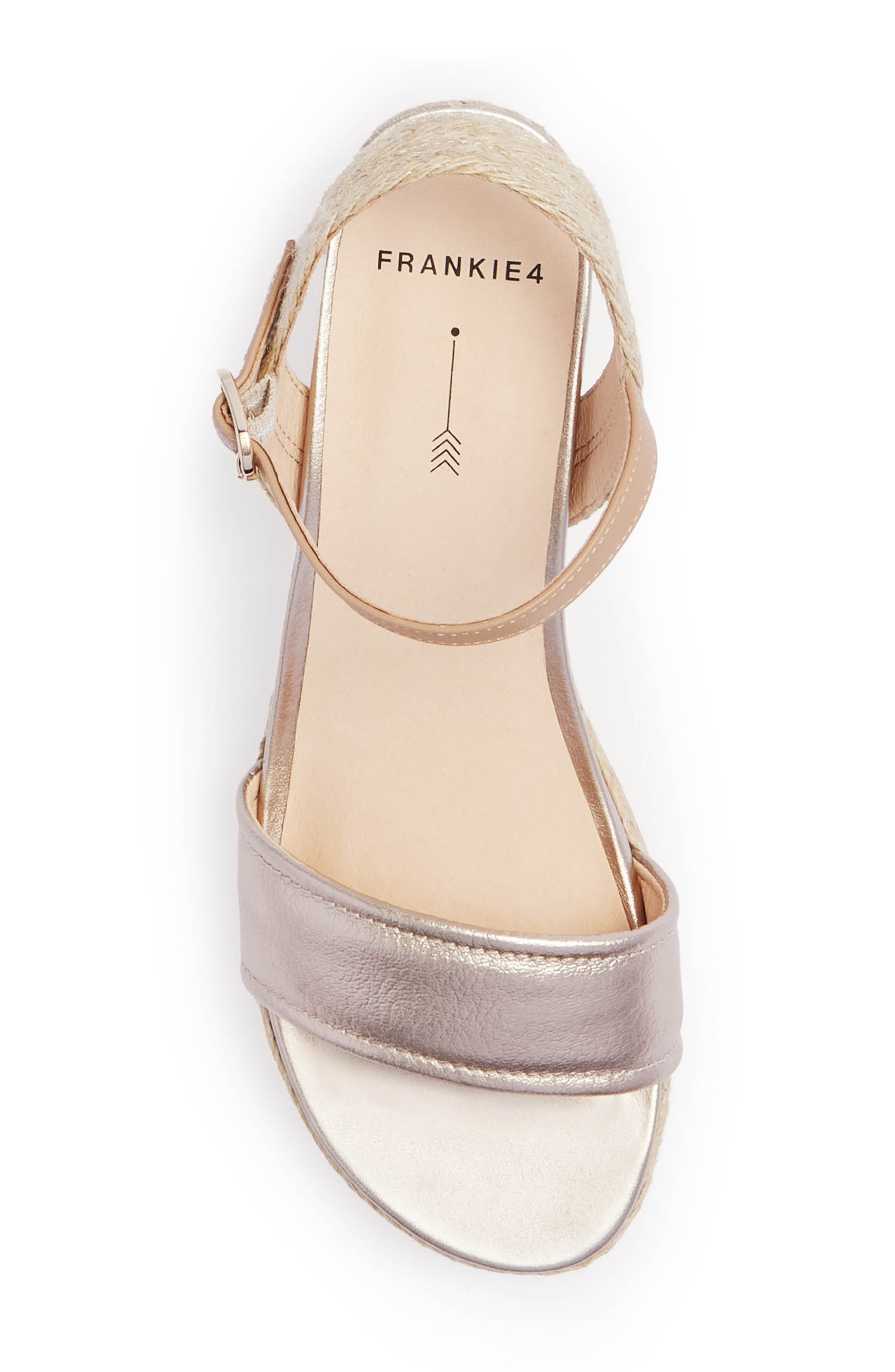 FRANKIE4 Harris Espadrille Sandal, Alternate, color, Champagne