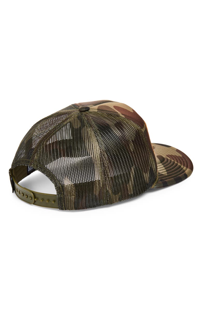 Local Beach Mama Tried Patch Trucker Hat, Alternate, color, Camo