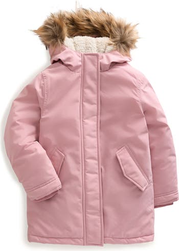 FUR-TRIMMED PARKA - PINK - TORRD SIZE hotsell 6 = Size 30