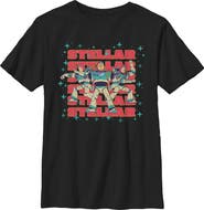 Toy Story 5 Boys' Stellar Stars Buzz Graphic Short Sleeve T-Shirt