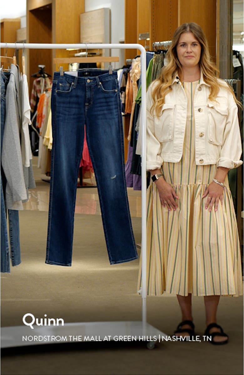 Kimmie Straight Leg Ankle Jeans, sales video thumbnail