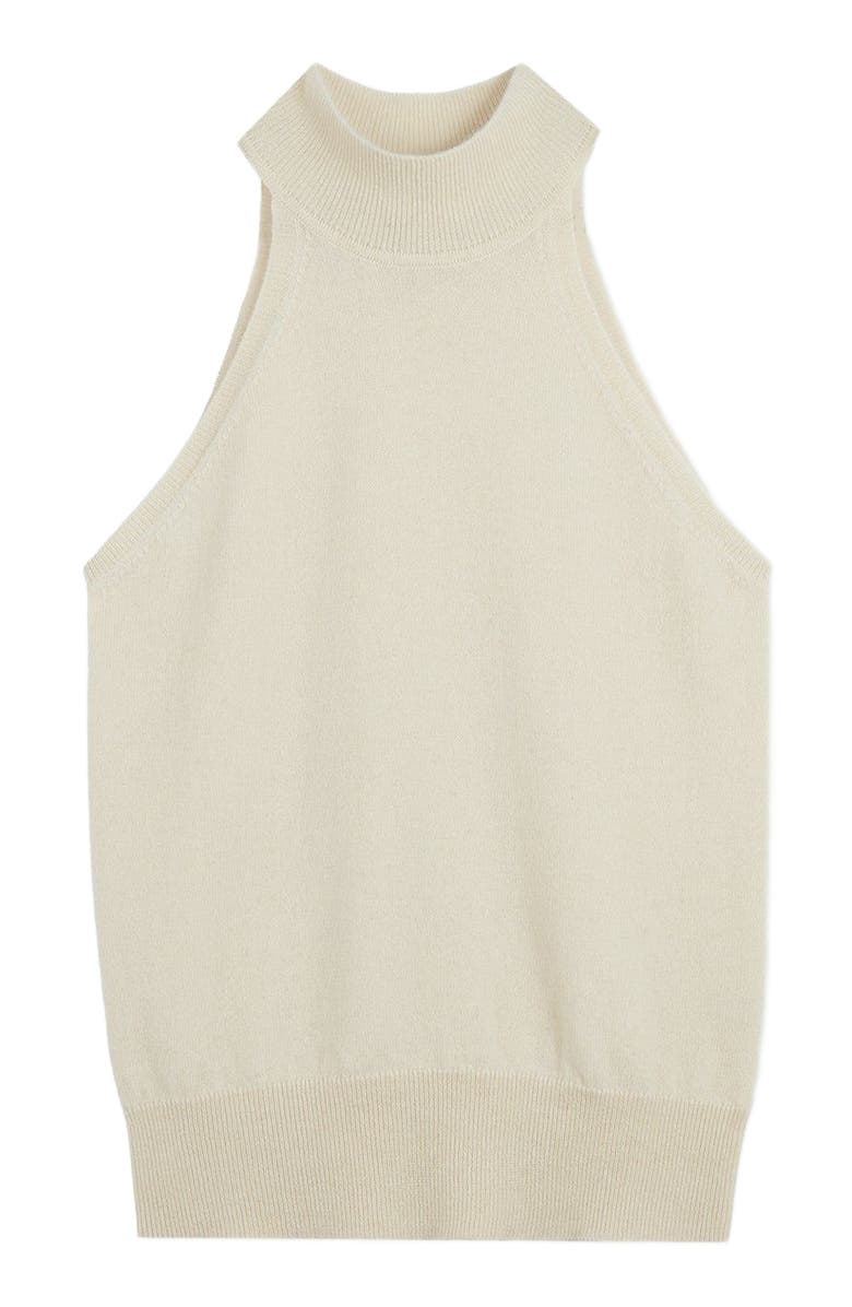 GOBI Mongolian Cashmere Cashmere Turtleneck Top, Alternate, color, Off White