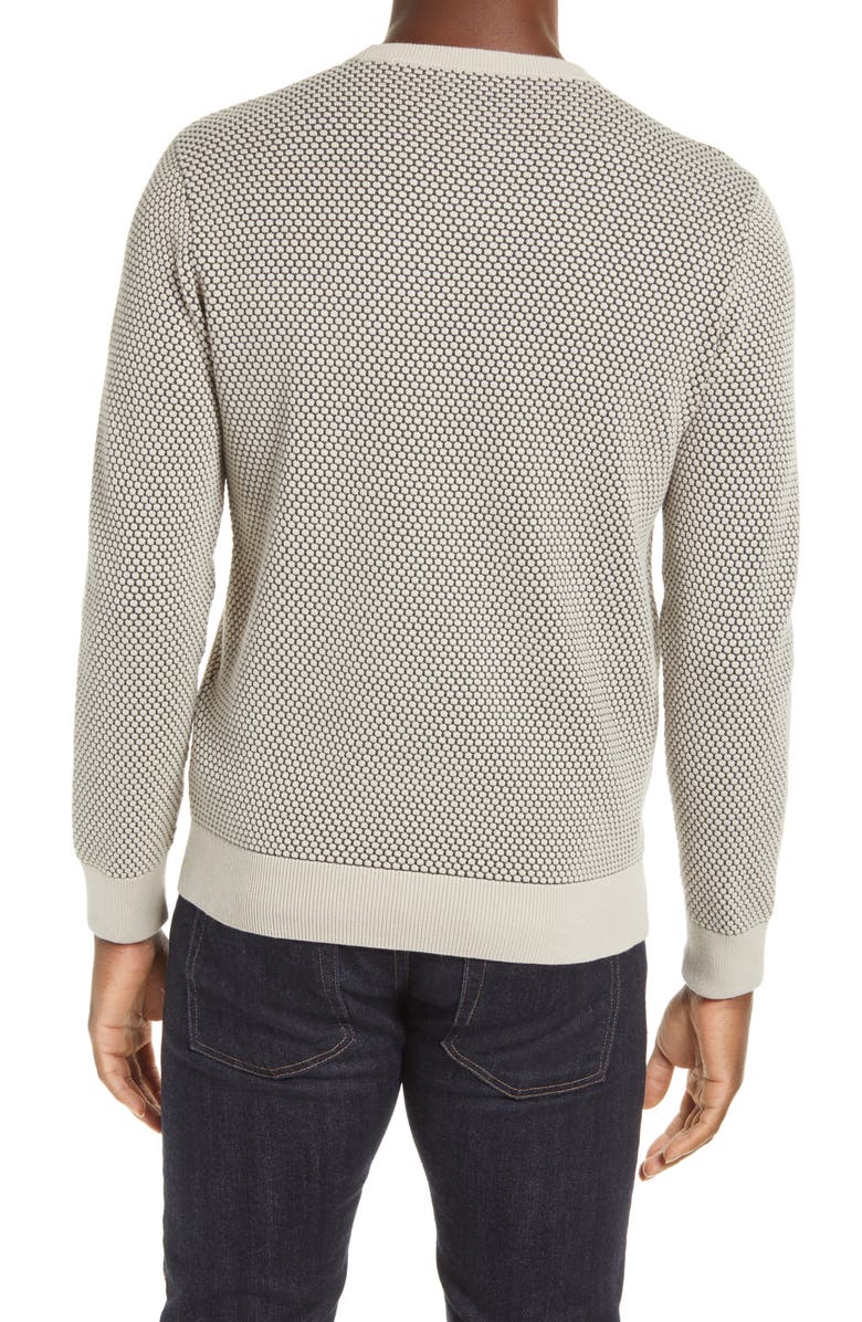 Club Monaco Men's Honeycomb Crewneck Sweater, Alternate, color, 