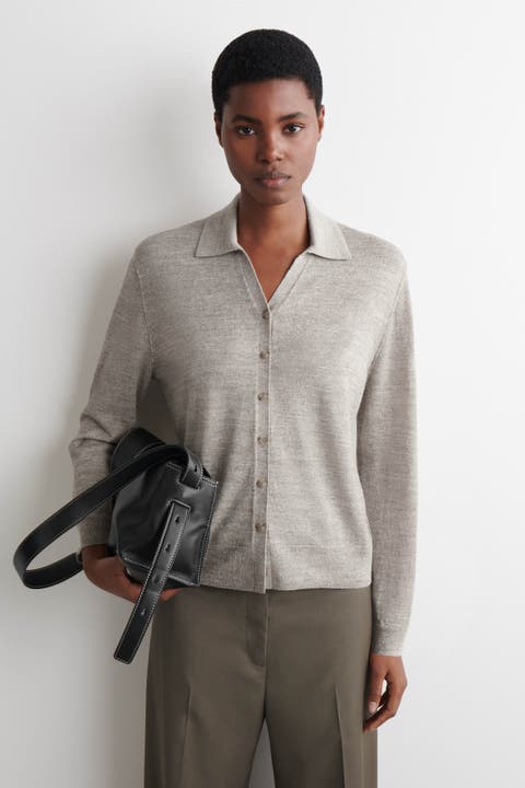 Knitted Linen-Merino Shirt
