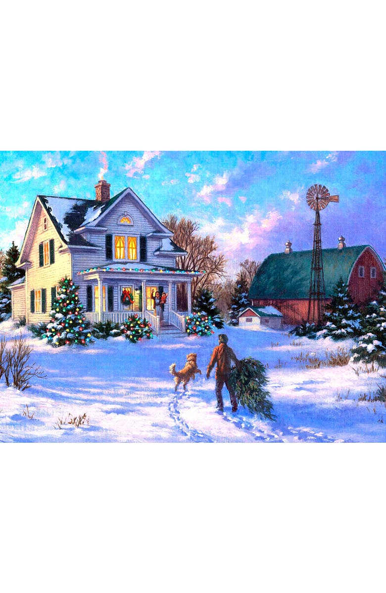 Sunsout Christmas Morning Welcome 500 piece Jigsaw Puzzle for Adults, Alternate, color, Multicolor
