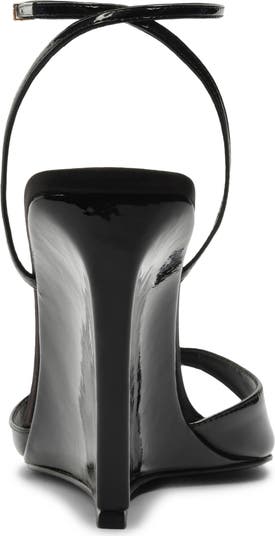 Elodie Ankle Strap Pointed Toe Wedge Sandal