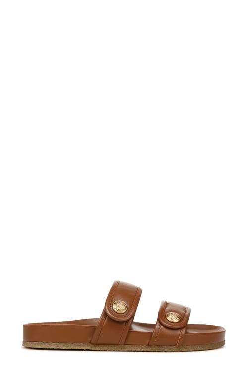 Veronica Beard Percey Slide Sandal In Caramel