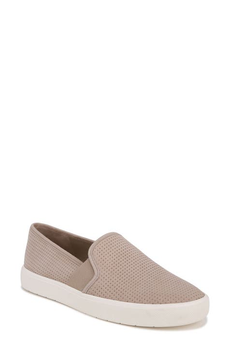 Beige slip on sneakers on sale