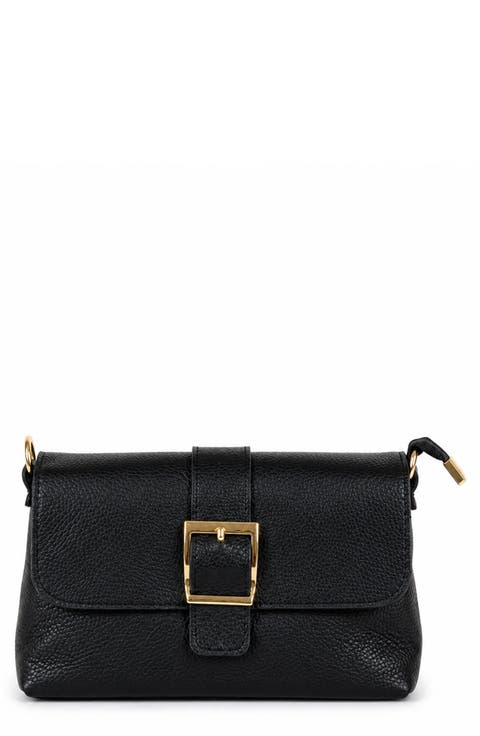 Zara Leather Crossbody Bag