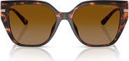 Michael Kors St. Barth's 54mm Polarized Square Sunglasses