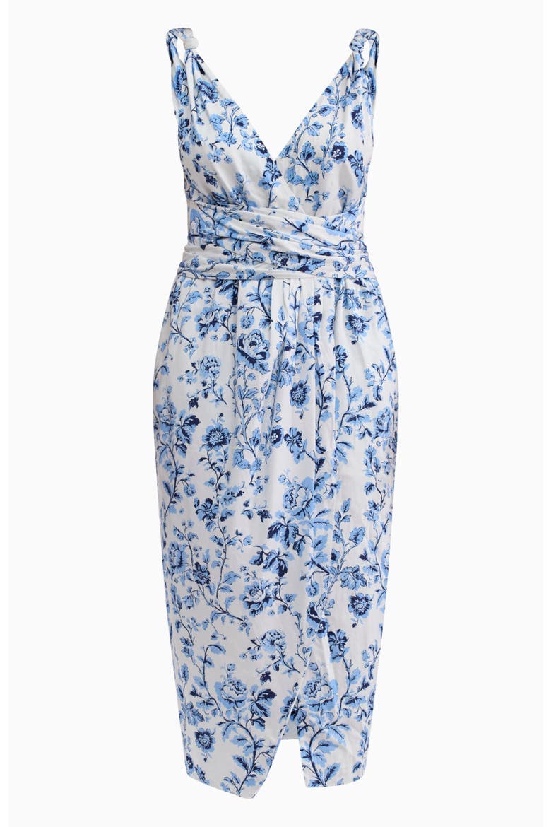 Emelia Printed Dress, Alternate, color, Alaskan Blue Multi