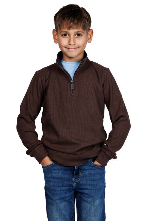 Kids' Knit Quarter-Zip Pullover (Big Kid)