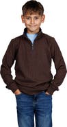 TailorByrd Kids' Knit Quarter-Zip Pullover
