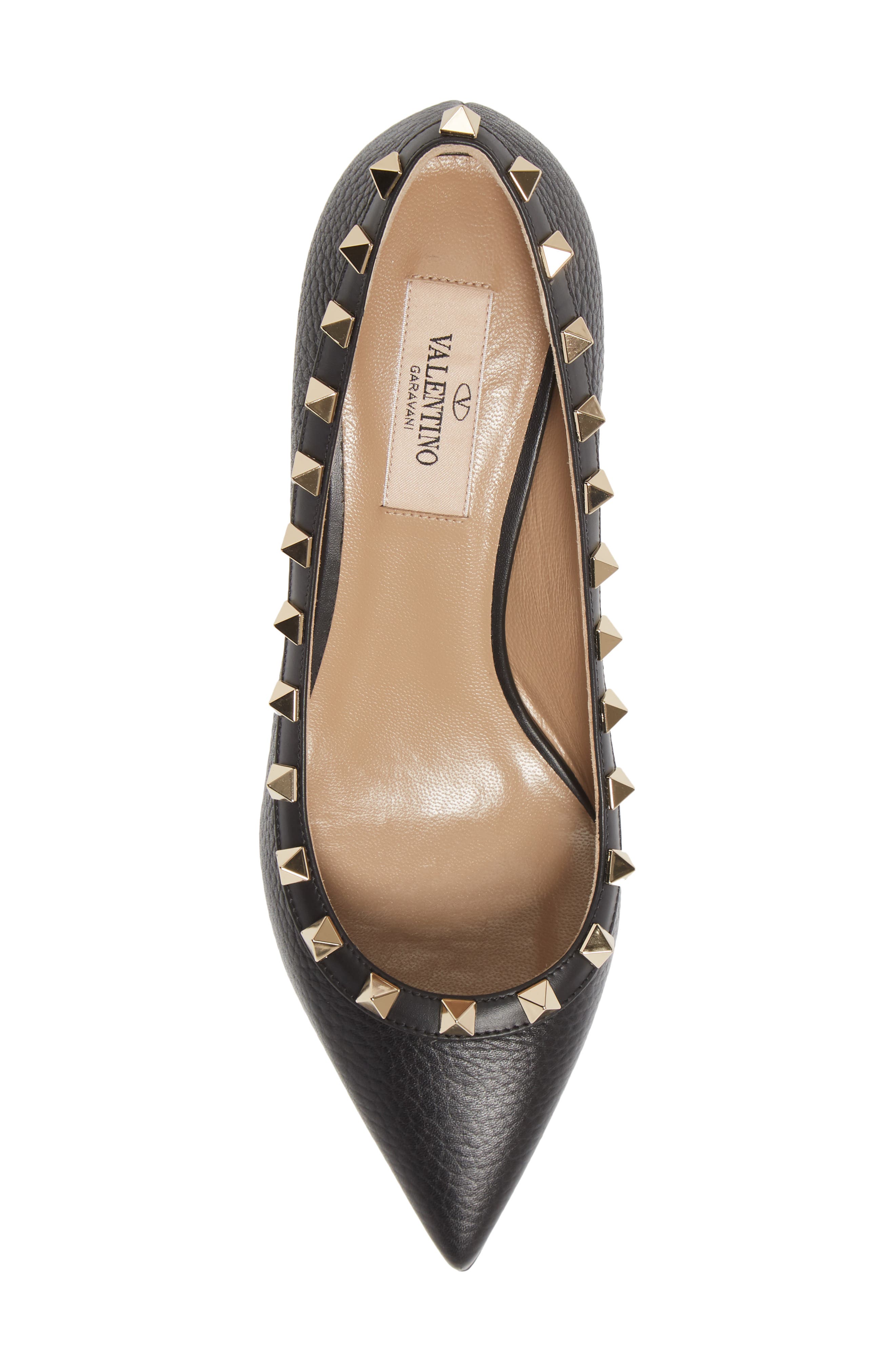 Valentino Garavani Rockstud Kitten Heel Pump, Alternate, color, 