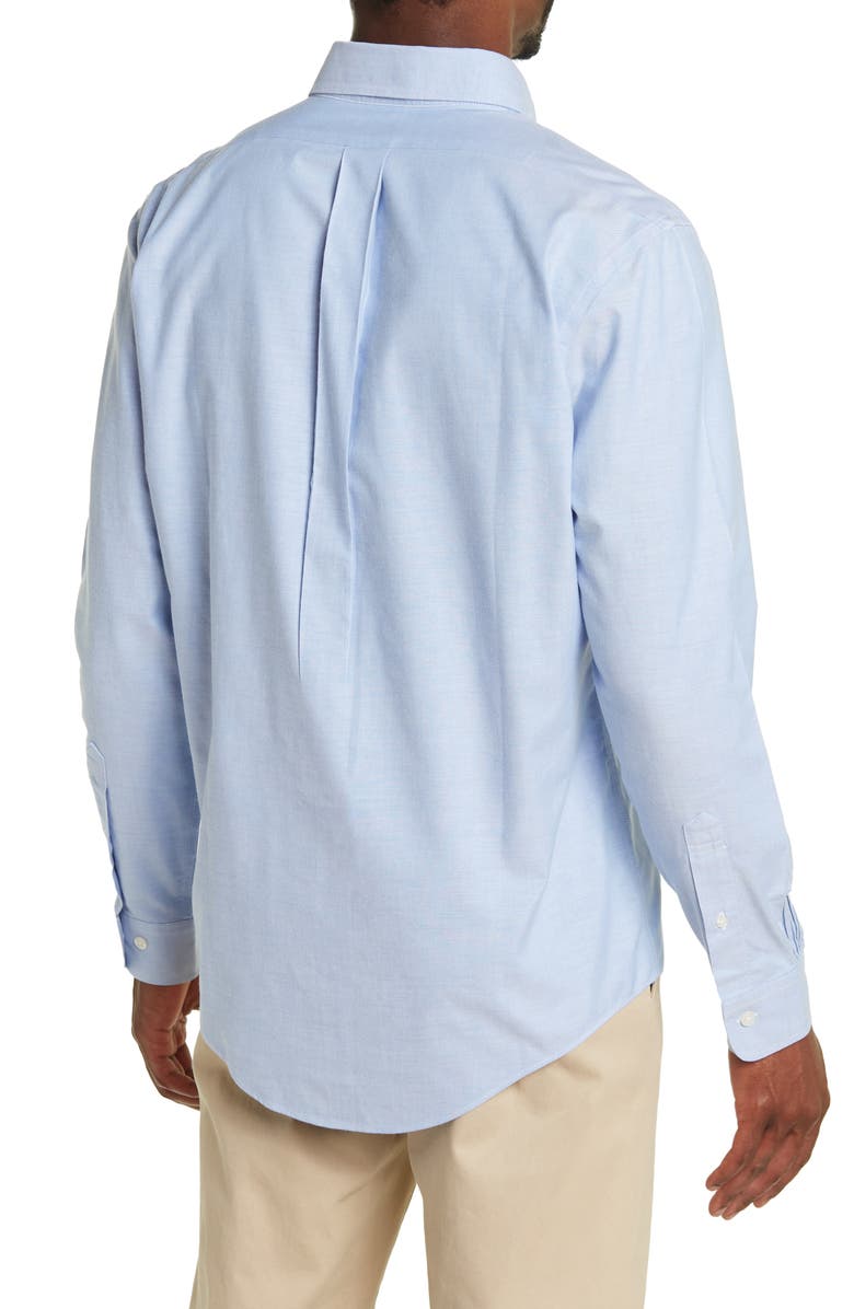 Brooks Brothers Oxford Collegiate Long Sleeve Regent Fit Shirt, Alternate, color, 