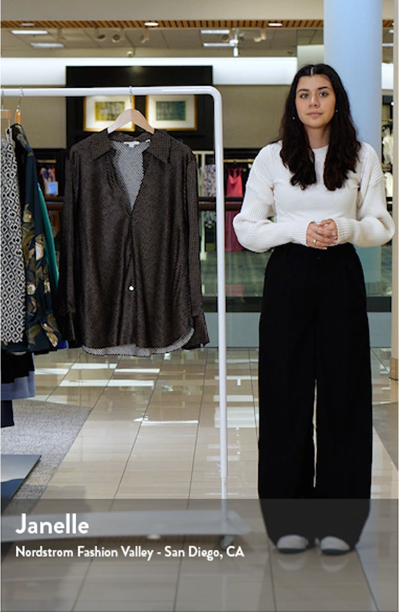 Houndstooth Silk Shirt, sales video thumbnail