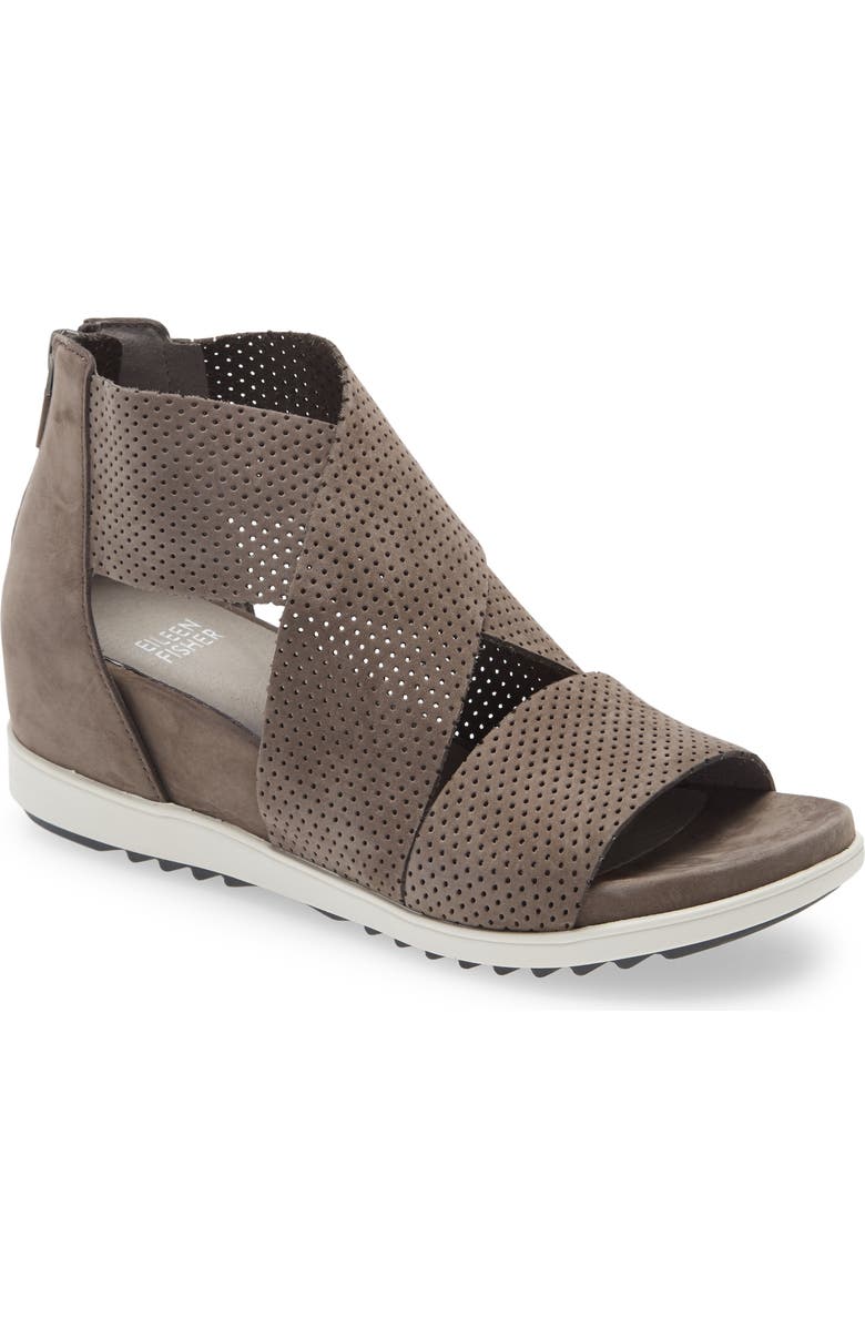 Eileen Fisher Voice Wedge Sandal, Main, color,