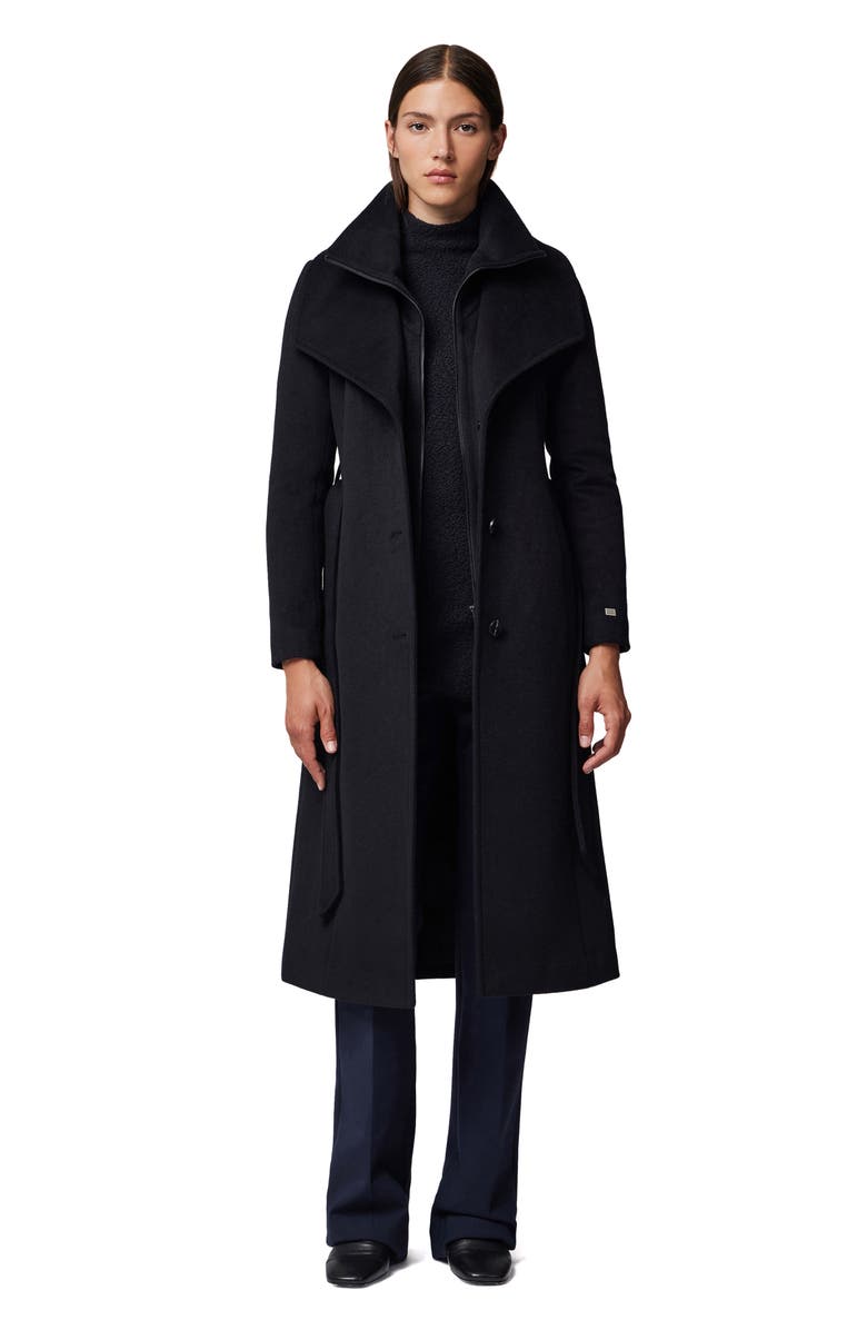 Soia & Kyo Ilana Wool Blend Coat, Alternate, color,