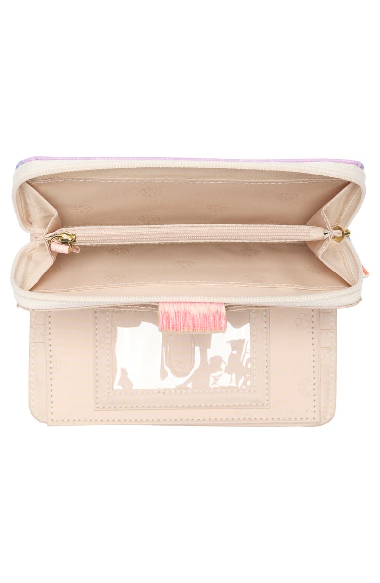 MUNDI SMALL LEATHER GOODS All In One Zip Wallet, Alternate, color, Chromatic Waves