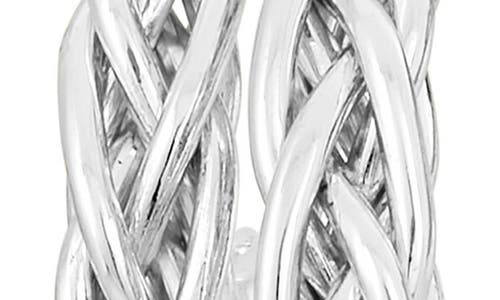 Savvy Cie Jewels Double Rope 'c' Hoop Earrings