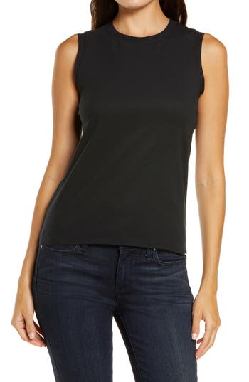 Commando Essential Muscle Tee In Black