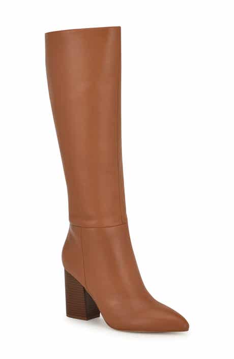 Nine West Peachey Pointed Toe Knee High Boot