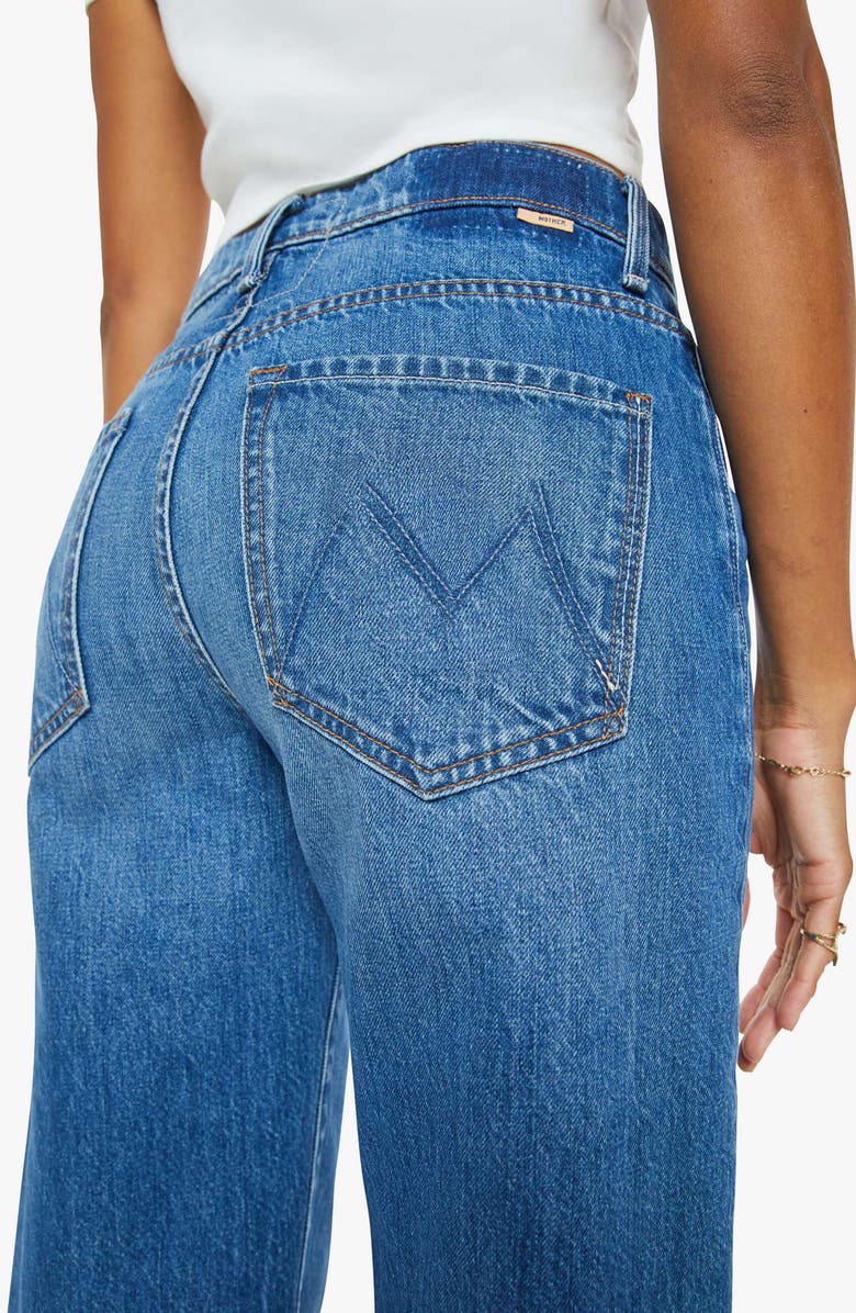 MOTHER The Dodger Ankle Straight Jeans, Alternate, color, 
