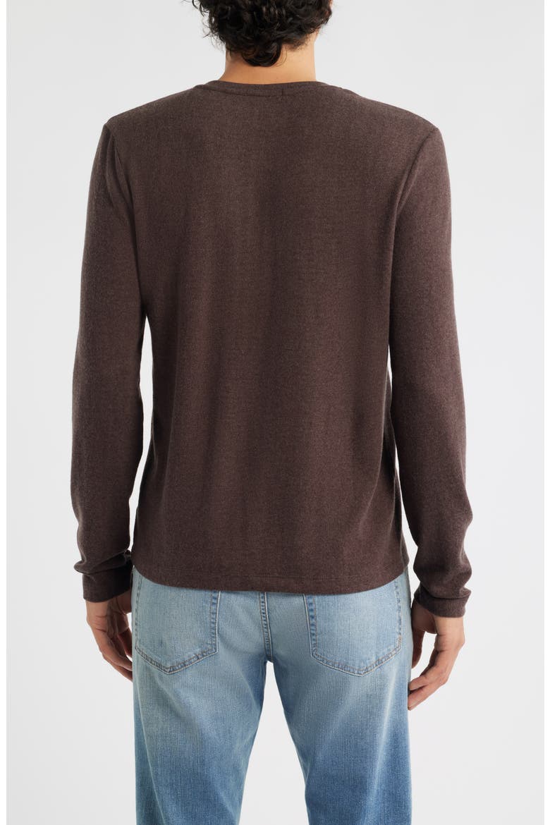 Elias Heathered Henley, Alternate, color, ESPRESSO
