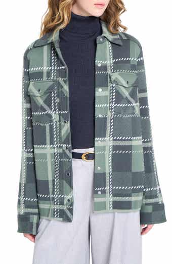 Ranchers Plaid Cashmere Snap-Up Shirt