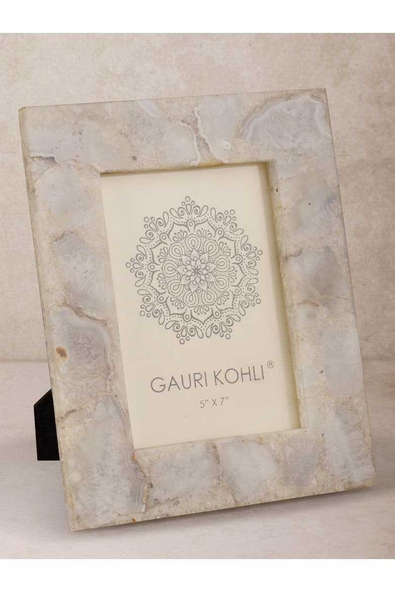 Cherish Agate Picture Frame, Main, color, Beige