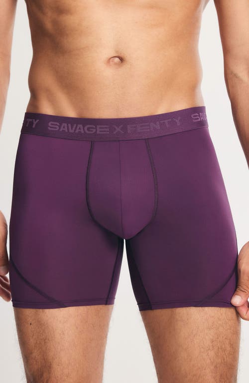 Savage X Fenty Shadow Fit Boxer Briefs In Purple