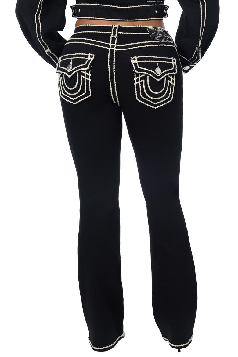 Becca Ropestitch Mid Rise Bootcut Jeans, Alternate, color, 2SB BLACK RINSE